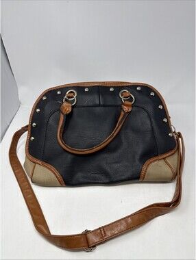 Women’s Black And Brown Purse Bag Yoki